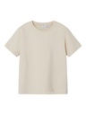 NAME IT KIDS - NKF TORINA SS LOOSE TOP - White Swan