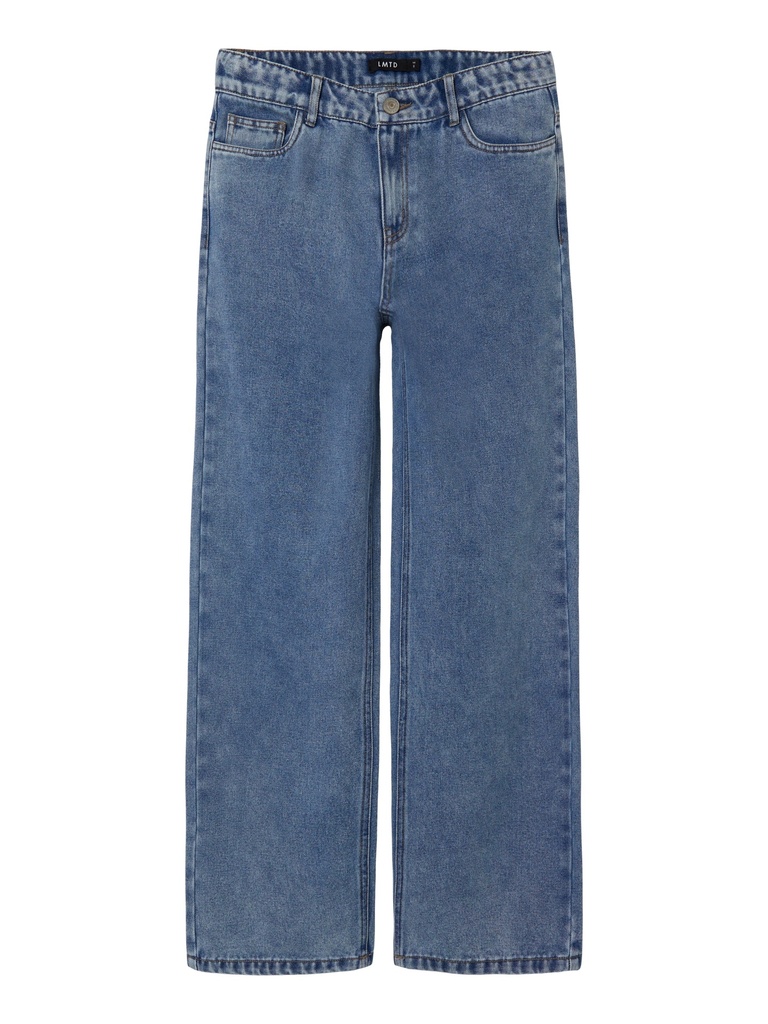 LMTD - NLF TOIZZA DNM LW WIDE PANT NOOS - Light Blue Denim
