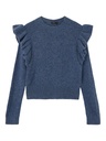 LMTD - NLF TASMINA LS SHORT KNIT - Ashley Blue