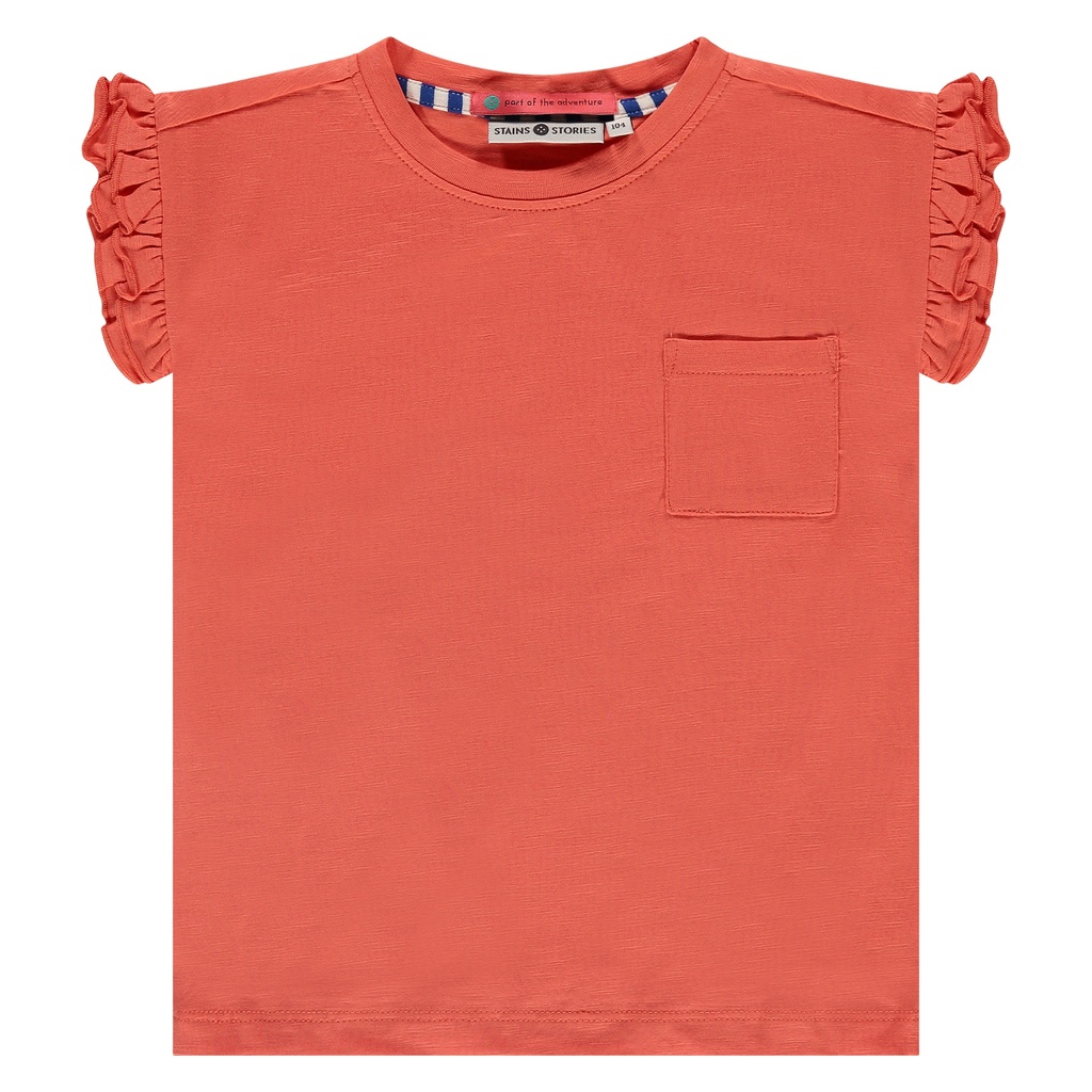 Babyface - girls shirt short sleeve - grapefruit - BBE24208624