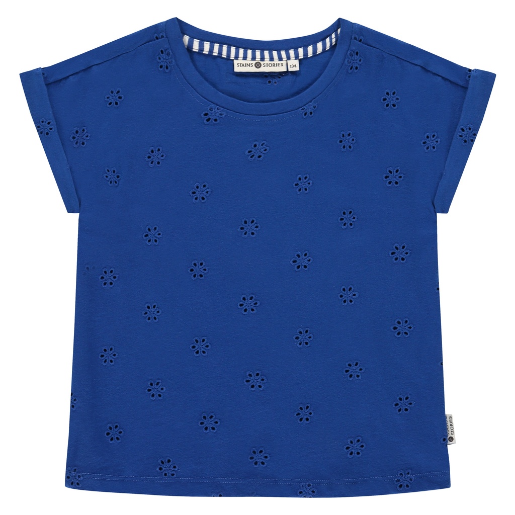 Babyface - girls shirt short sleeve - cobalt - BBE24208632