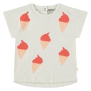 Babyface - baby girls t-shirt short sleeve - ivory - NWB24328654