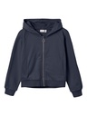 NAME IT KIDS - NKF TARIBBA LS SHORT SWEAT CARD WH BRU - Dark Sapphire