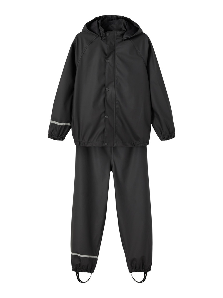 NAME IT KIDS - NKN DRY RAIN SET NOOS - Black
