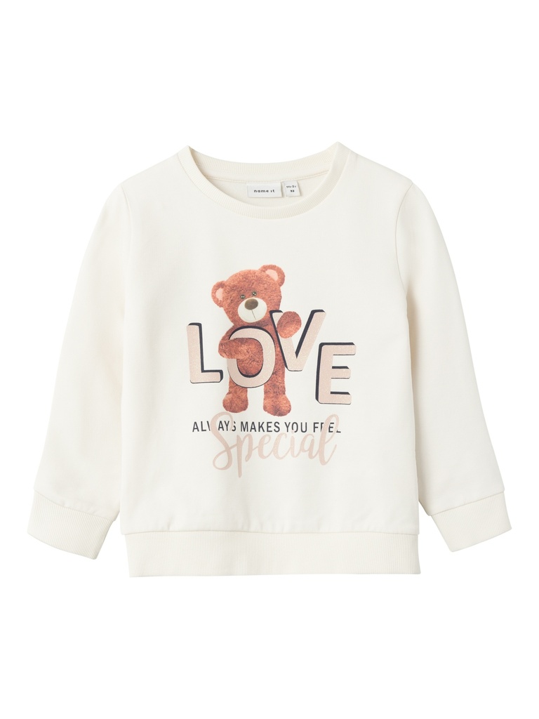 NAME IT MINI - NMF BINA SWEAT UNB - Jet Stream