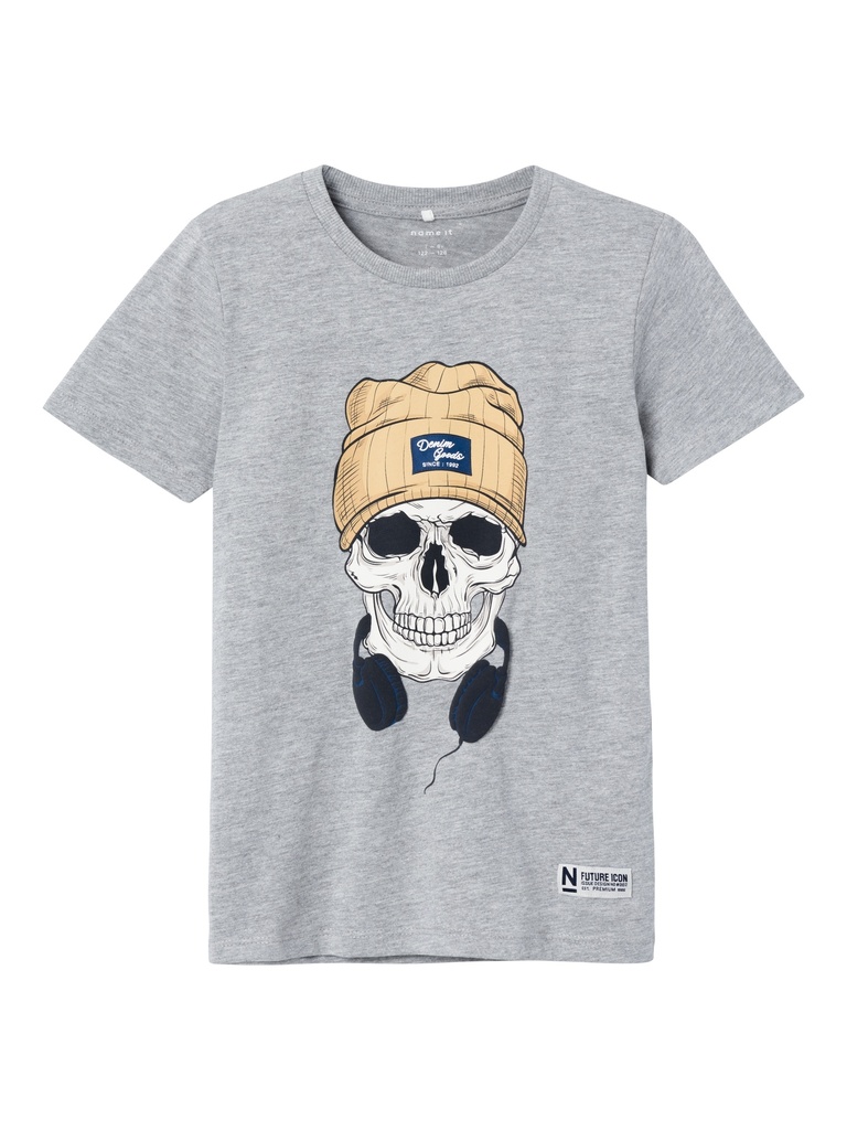 NAME IT KIDS - NKM BALUKAS SS TOP - Grey Melange