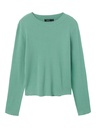 LMTD - NLF FULLA LS SHORT KNIT - Creme De Menthe
