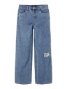 LMTD - NLF NOIZZA DNM HW STRAIGHT  PANT NOOS - Medium Blue Denim