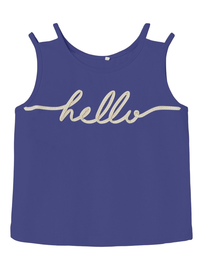 NAME IT KIDS - NKF FULRIKKA SS SHORT TOP - Clematis Blue