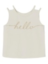 NAME IT KIDS - NKF FULRIKKA SS SHORT TOP - Jet Stream