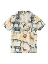 NAME IT MINI - NMM JALE SS POLO - Peyote Melange