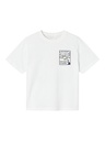 NAME IT KIDS - NKM HALIAM SS LOOSE TOP - Bright White