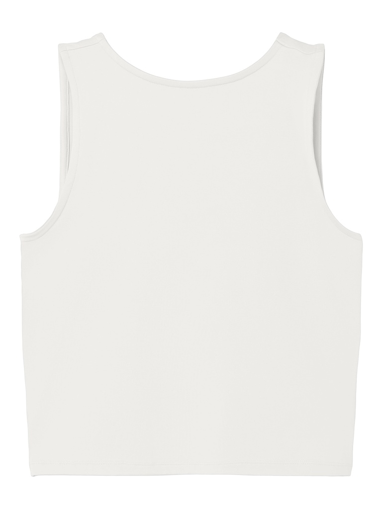 LMTD - NLF DINCI SL CROP TANK TOP - White Alyssum