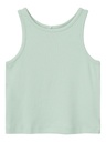 NAME IT KIDS - NKF HOLONE SXL CROPPED TANK TOP - Silt Green