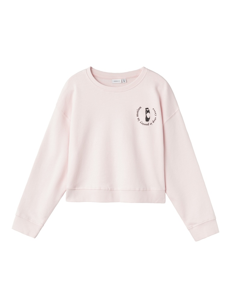 NAME IT KIDS - NKF LALULLE LS SHORT BOXY SWEAT UNB BOX - Festival Bloom