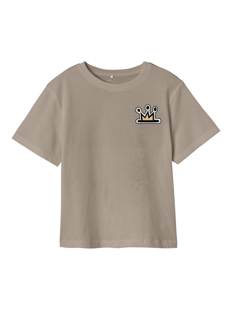 NAME IT KIDS - NKM KIARAH SS LOOSE TOP PS - Pure Cashmere