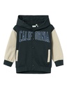 NAME IT MINI - NMM KEBASTIAN SWEAT LOOSE CARD WH UNB - Dark Sapphire