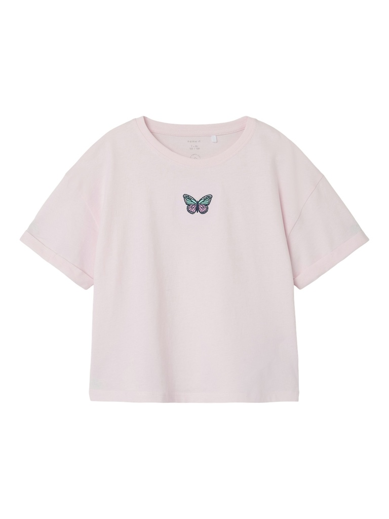 NAME IT KIDS - NKF KUSTINE SS LOOSE SHORT TOP - Festival Bloom