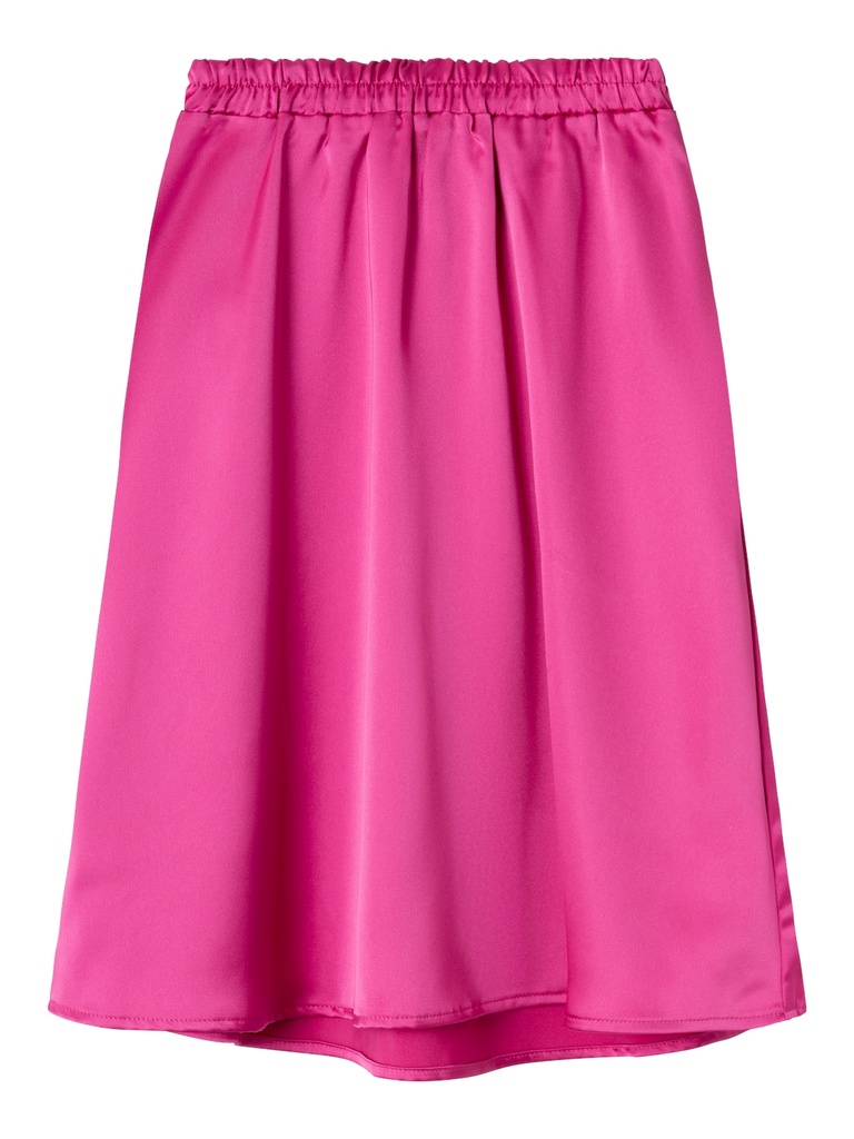 NAME IT KIDS - NKF KATIN MIDI SKIRT - Raspberry Rose