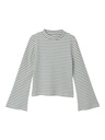 NAME IT KIDS - NKF KALONE LS SHORT TOP - Jet Stream Dark Denim