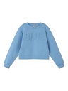 NAME IT KIDS - NKF KALISSE LS SHORT LOOSE SWEAT BRU - Silver Lake Blue