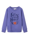NAME IT MINI - NMF OMIANA LS BRU SWEAT PB - Iris Bloom