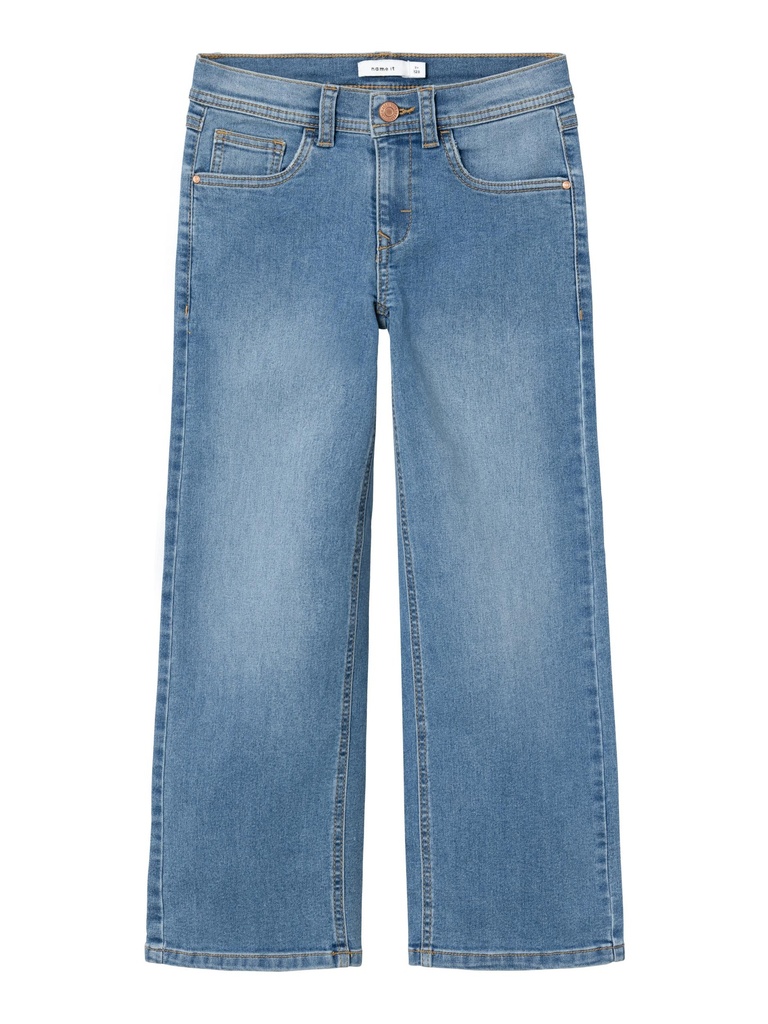 NAME IT KIDS - NKF ROSE WIDE JEANS 4263-IS TB - Medium Blue Denim