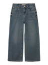 NAME IT KIDS - NKF BELLA SKATER WIDE JEANS 1896-ZD R - Dark Blue Denim Vintage