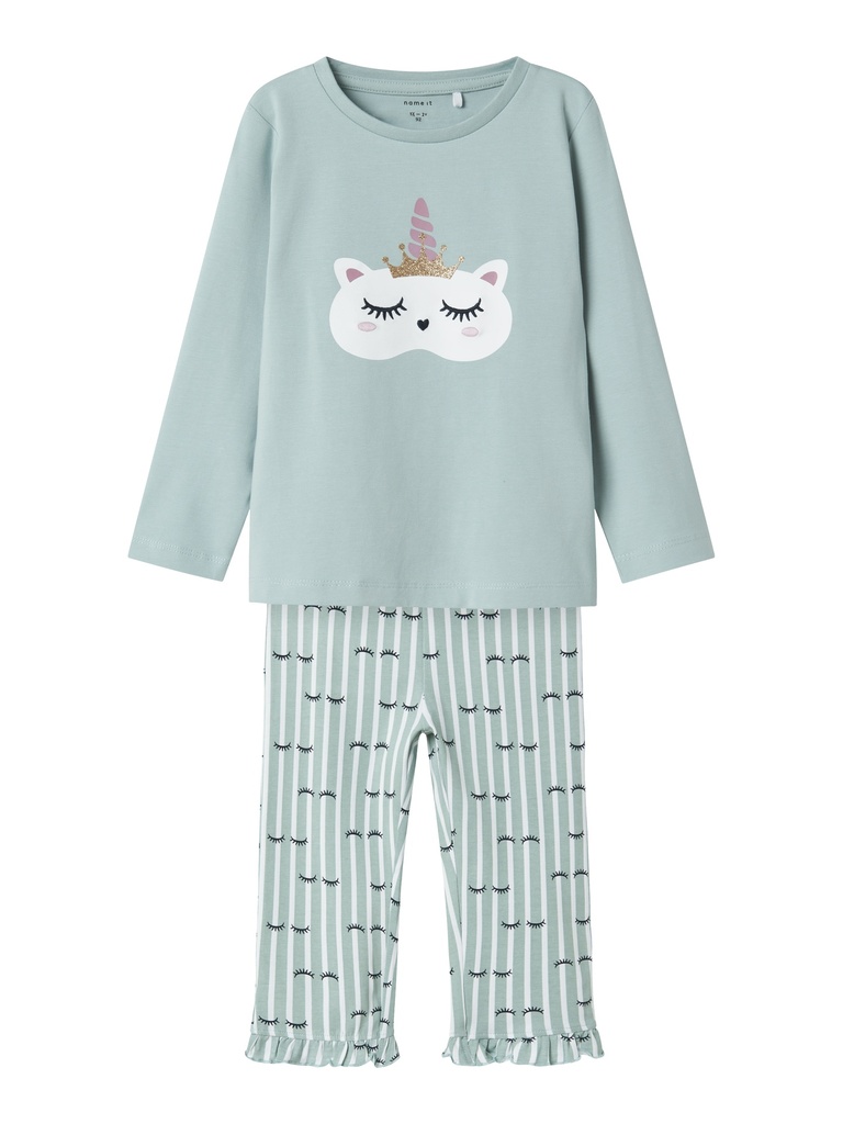 NAME IT MINI - NMF RANDA NIGHT SET - Gray Mist