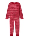 NAME IT KIDS - NKN VISMAS LS NIGHTSET - Jester Red Merry Christmas