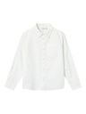 NAME IT KIDS - NKM REFRED LS SHIRT - Bright White
