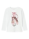 NAME IT MINI - NMF RHEA NREG LS TOP BOX - Bright White