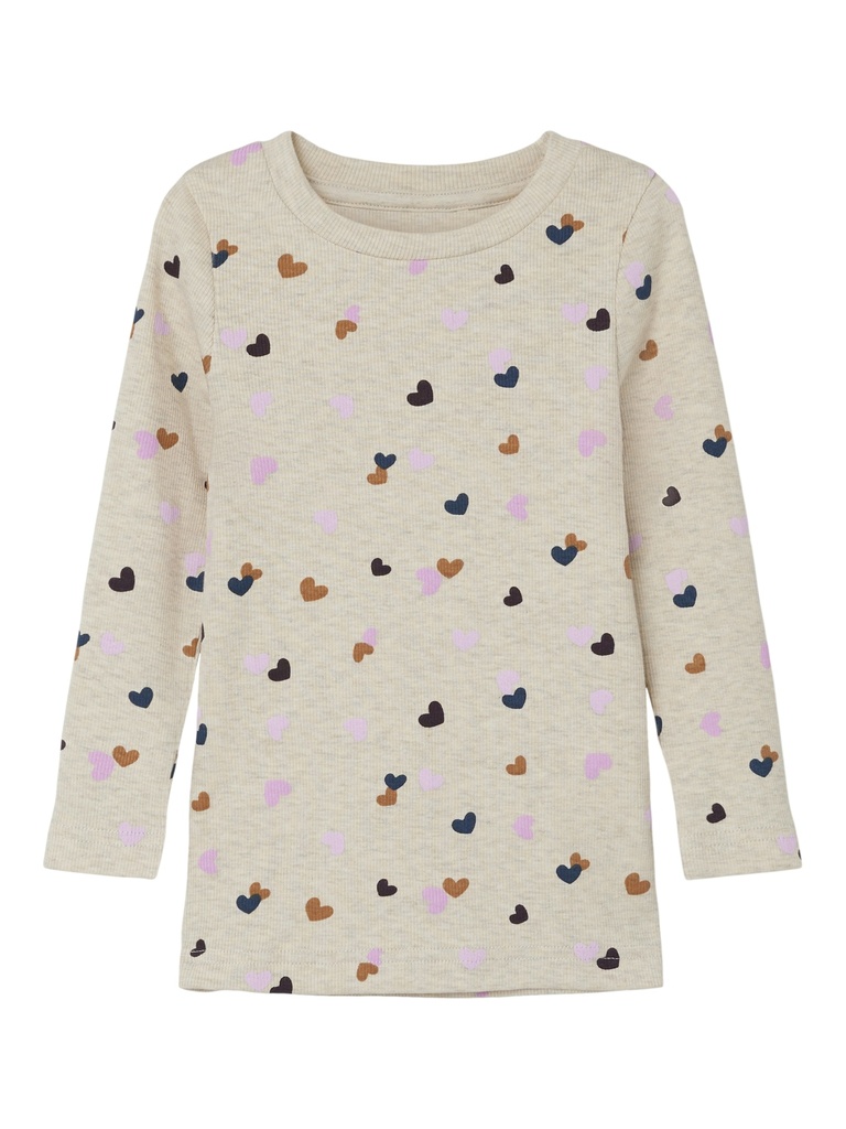 NAME IT MINI - NMF LUCKY XSL LS TOP NOOS - Peyote Melange