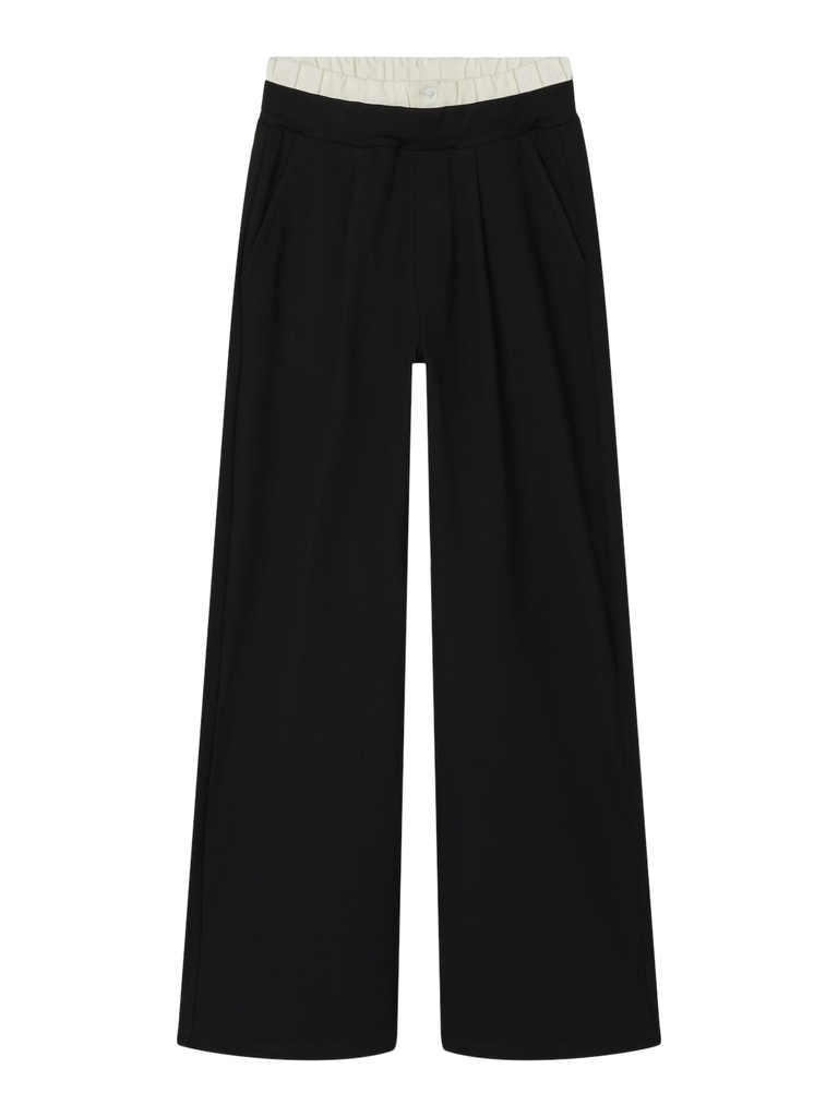 NAME IT KIDS - NKF NELLIE WIDE PANT - Black