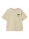 NAME IT KIDS - NKM LASSO NREG SS TOP - White Swan BLACK