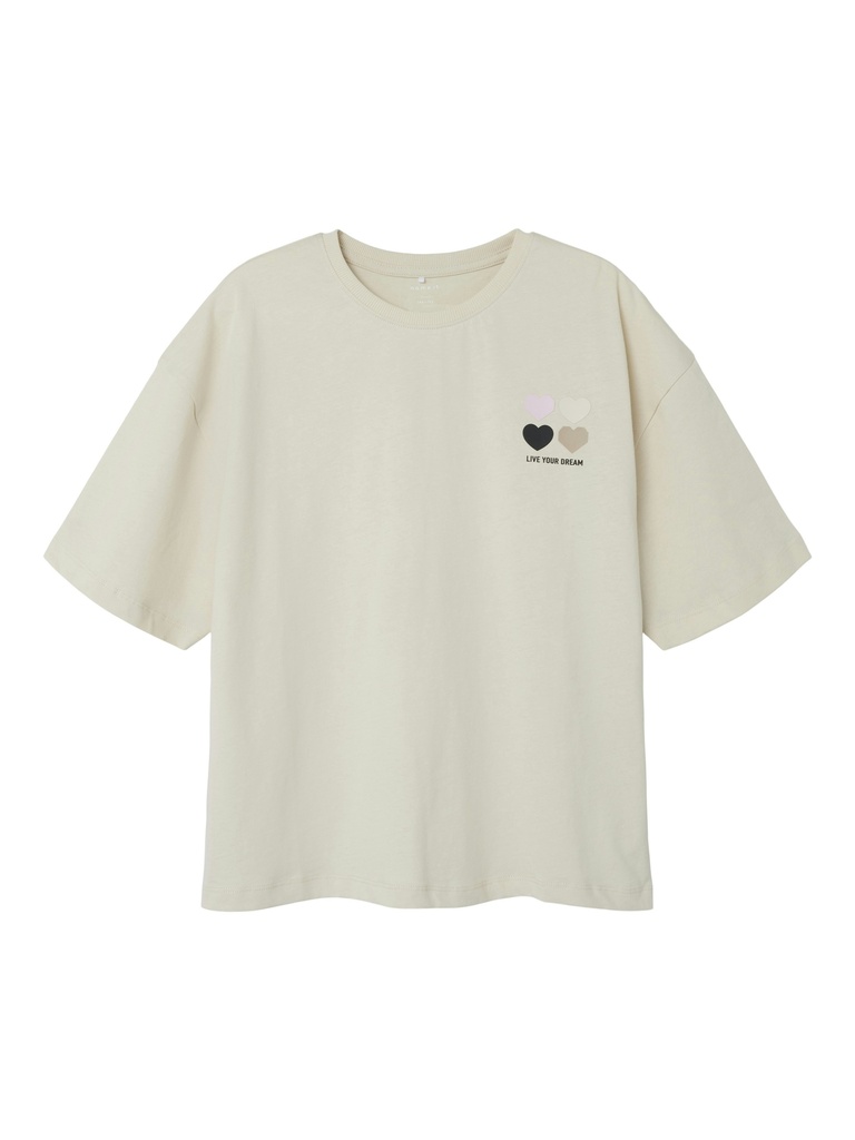NAME IT KIDS - NKF OLLIE SS RLX TOP BF - Birch