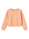 NAME IT KIDS - NKF OSYNE LS SHORT RLX SWEAT - Peach Bloom