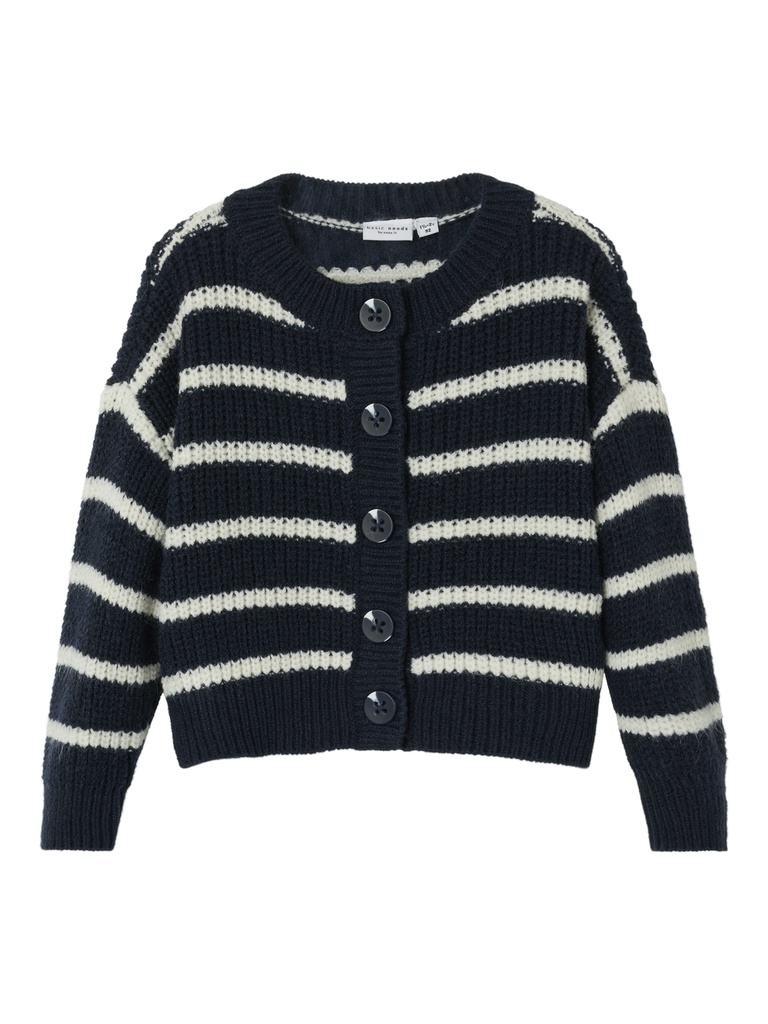 NAME IT MINI - NMF VERONJA LS KNIT CARD - Dark Sapphire