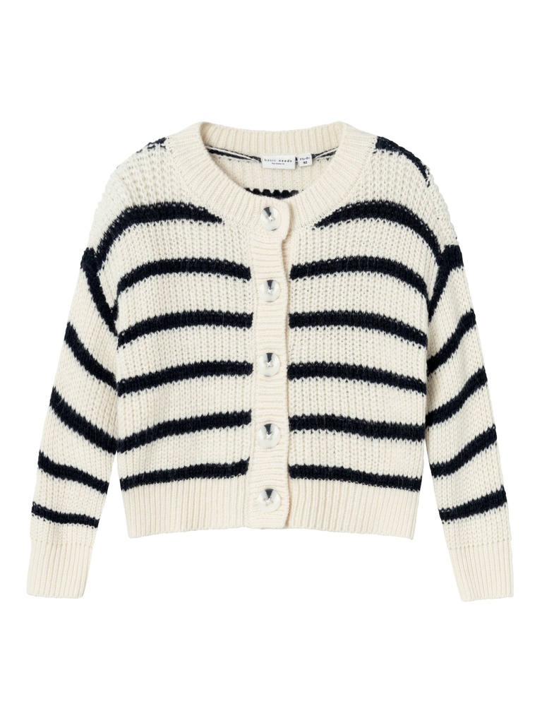 NAME IT MINI - NMF VERONJA LS KNIT CARD - Jet Stream