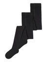 NAME IT KIDS - NKN PANTYHOSE RIB 2P NOOS - Black