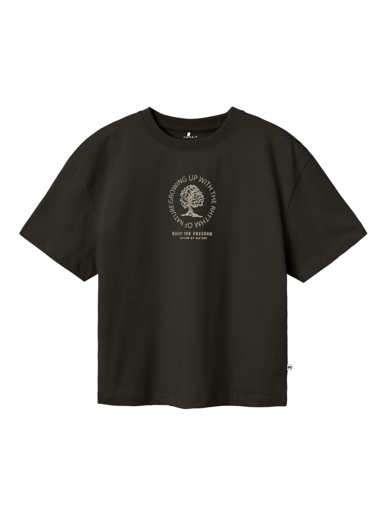 NAME IT KIDS - NKM NAKABBO SS NREG HEAVY TOP - Black