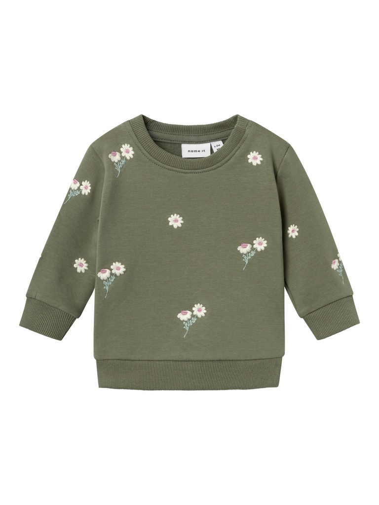 NAME IT BABY - NBF NOWA LS SWEAT BRU - Mulled Basil
