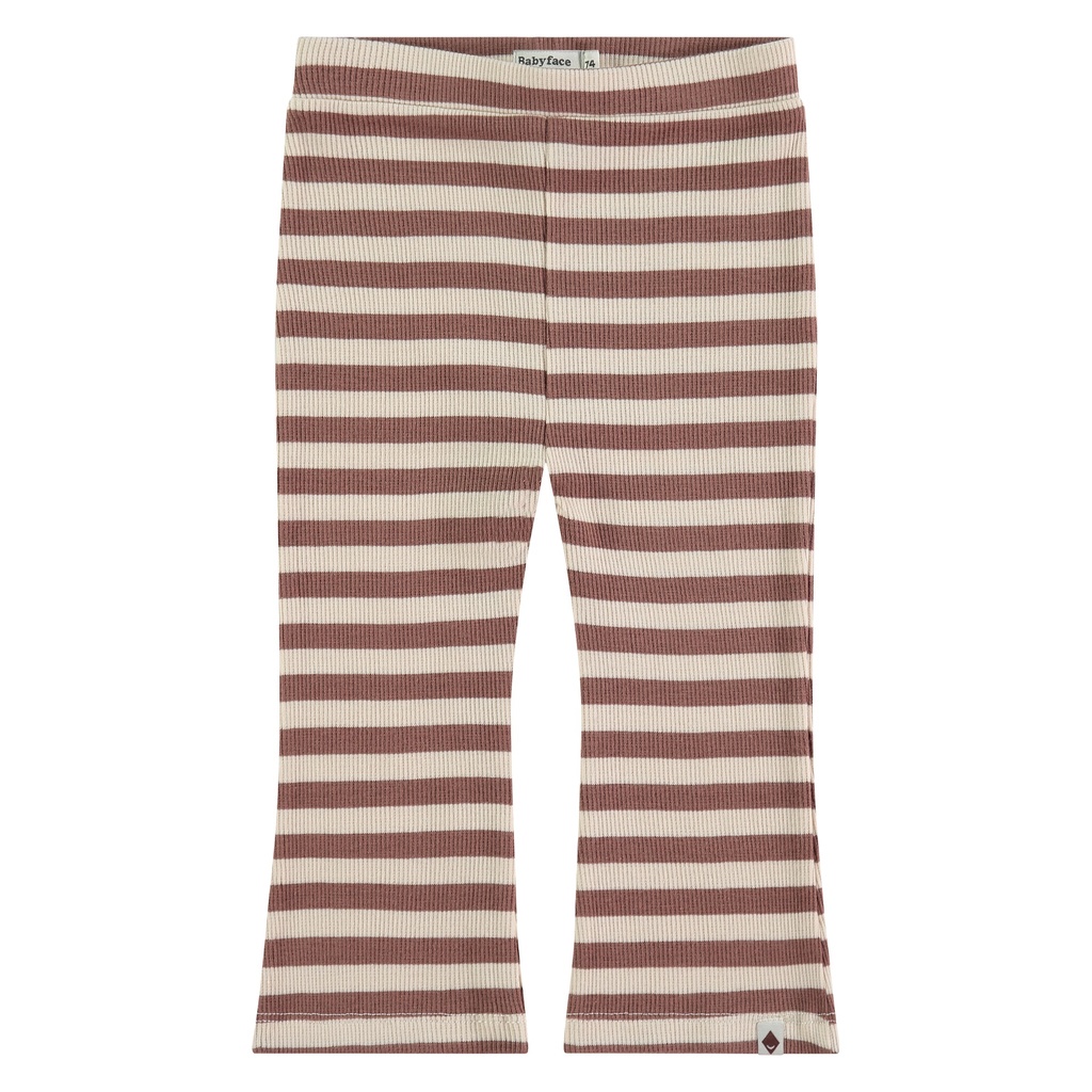 Babyface - girls rib legging - wood - BBE24528230