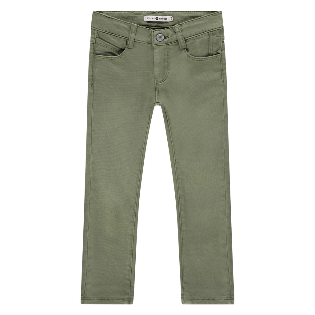 Stains & Stories - boys pants - light army - SSA24507277