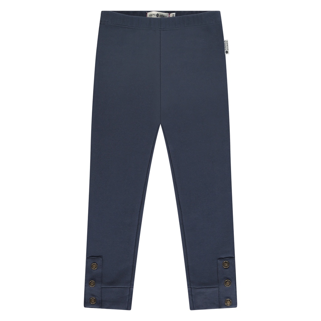 Stains & Stories - girls sweat legging - dark blue - SSA24608299