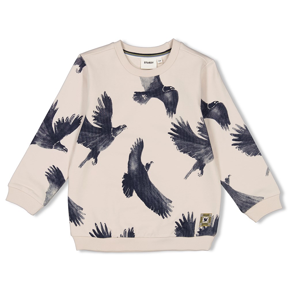 Sturdy - Sweater AOP - Coastal Cool - Offwhite - 71600581