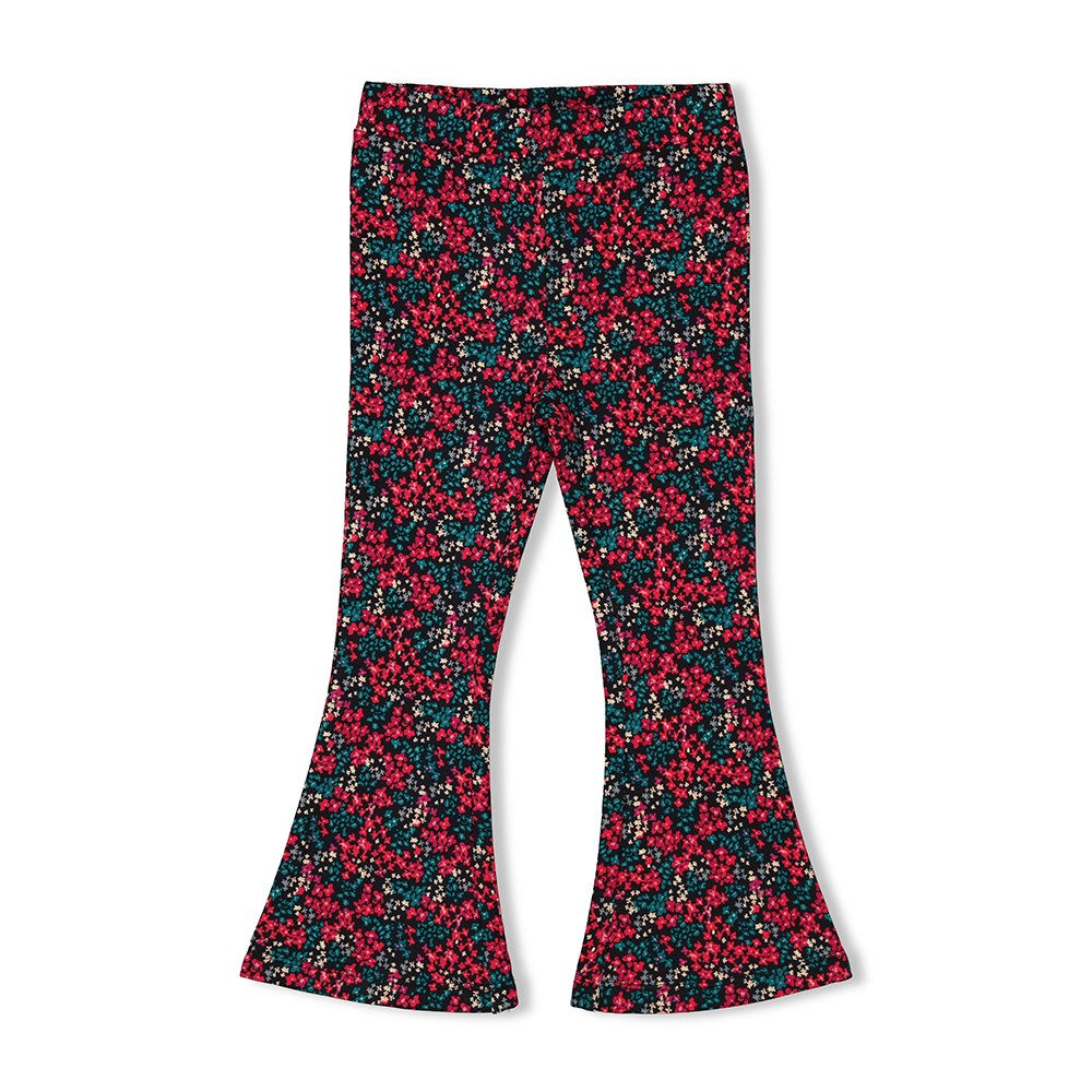 Jubel - Flared broek AOP - Girls Club - Antraciet - 92200447