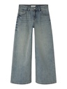 NAME IT KIDS - NKF BELLA SKATER XWIDE JEANS 3111-ZA NOOS - Vintage Medium Blue Denim