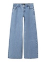 LMTD - NLF KIZZA DNM LW WIDE PANT NOOS - Light Blue Denim