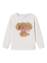 NAME IT MINI - NMF RUBY NREG SWEAT BRU - Peyote Melange